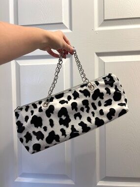 Cow Print Wine Bag Insulated